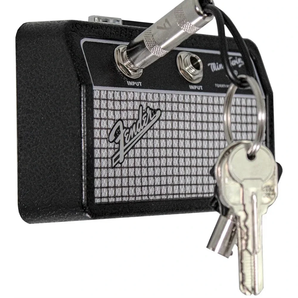 Fender Mini Twin Amp Keychain - Black and Silver - Picture 4 of 6